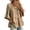 79#Khaki, variant on Women Linen Tops Ruffle Off Scoop Neck Shirts Tie Front Loose Renaissance Peasant Blouse