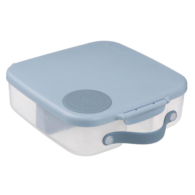b.box - 5-Compartment Bento Style Lunch Box for Kids, Toddlers, Children, BPA-Free Food Storage Container with Cooler Pack, ON-The-GO Food Box with Handles Included Custom Divider