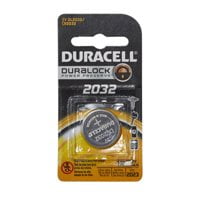 Duracell CR2032 Lithium Coin Battery, 3 V, 2-Count Pack