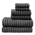 thumbnail image 3 of Toalla para Baño Mainstays Texturizada Gris Oscuro 76x137 cm, 3 of 4