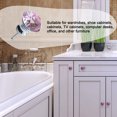 thumbnail image 5 of Crystal Knobs Wardrobe Dresser Door Knobs Pull Handle for Home Kitchen Drawer Cupboard 4pcs Pink, 5 of 7