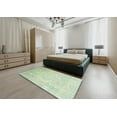 thumbnail image 5 of Ahgly Company Machine Washable Indoor Square Abstract Green Area Rugs, 7' Square, 5 of 7