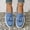 #073-Blue, variant on Women's Fashion Casual Loafers – Comfortable Slip-On with Tassel Detail & Round Toe Flat Sole for Versatile All-Season Casual Footwear