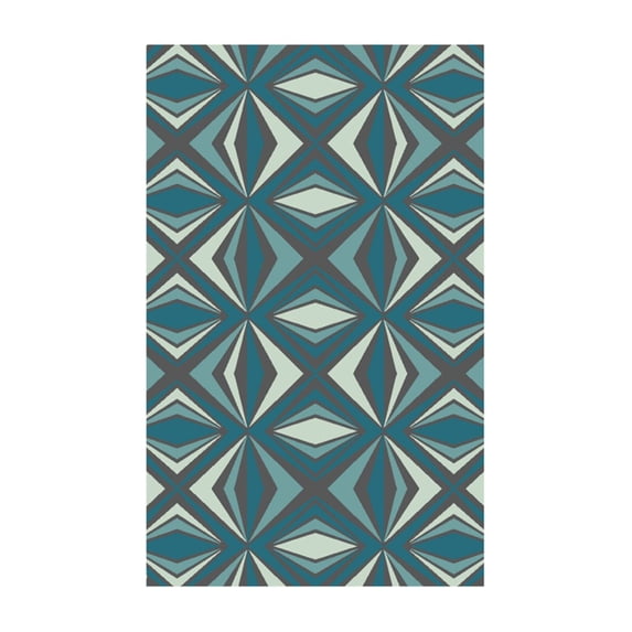 Surya Voyages Retro Geometric Area Rug