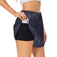 thumbnail image 2 of Bixox Women's Sunflowers pattern 2 in 1 Running Shorts - Lightweight Athletic Workout Gym Yoga Shorts Liner with Pockets - X-Large, 2 of 7