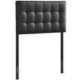 thumbnail image 3 of Lily Twin Upholstered Vinyl Headboard - Black, 3 of 4