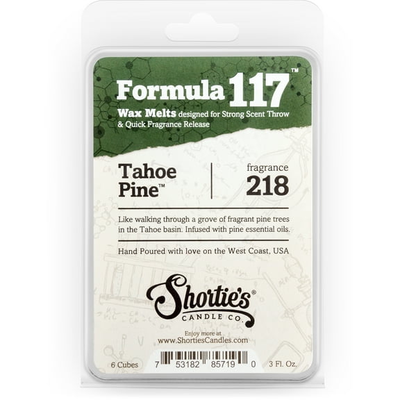 Tahoe Pine Wax Melts - Highly Scented   Essential & Natural Oils - Shortie's Candle Company