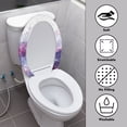 thumbnail image 3 of KUIFORTI Galaxy Butterfly Toilet Seat Cover Lid Cover Elongated Toilet Seat Lid Cover Fit Most Size Toilet Lid,Novelty Butterfly Gifts, 3 of 6