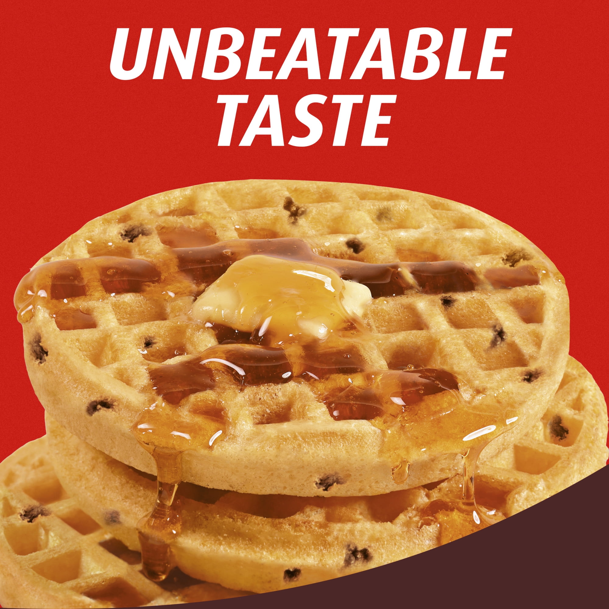 Premier Protein Frozen Chocolate Chip Protein Waffles, 9.87 oz Box, 8 Count