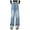 Blue, variant on TOWED22 Teen Girls Baggy Jeans-Straight Leg Denim Pants with Embroidered, Loose Fit Elastic Waistband Trousers(Black,11-12 Y)