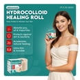 thumbnail image 2 of Hydrocolloid Roll 2in × 16ft – Medical Grade Bandages & Patch Tape for Wound Care, Pimples, Acne, Blisters & Burns | Flexible Waterproof Pimple Patch Roll Dressing, 2 of 9