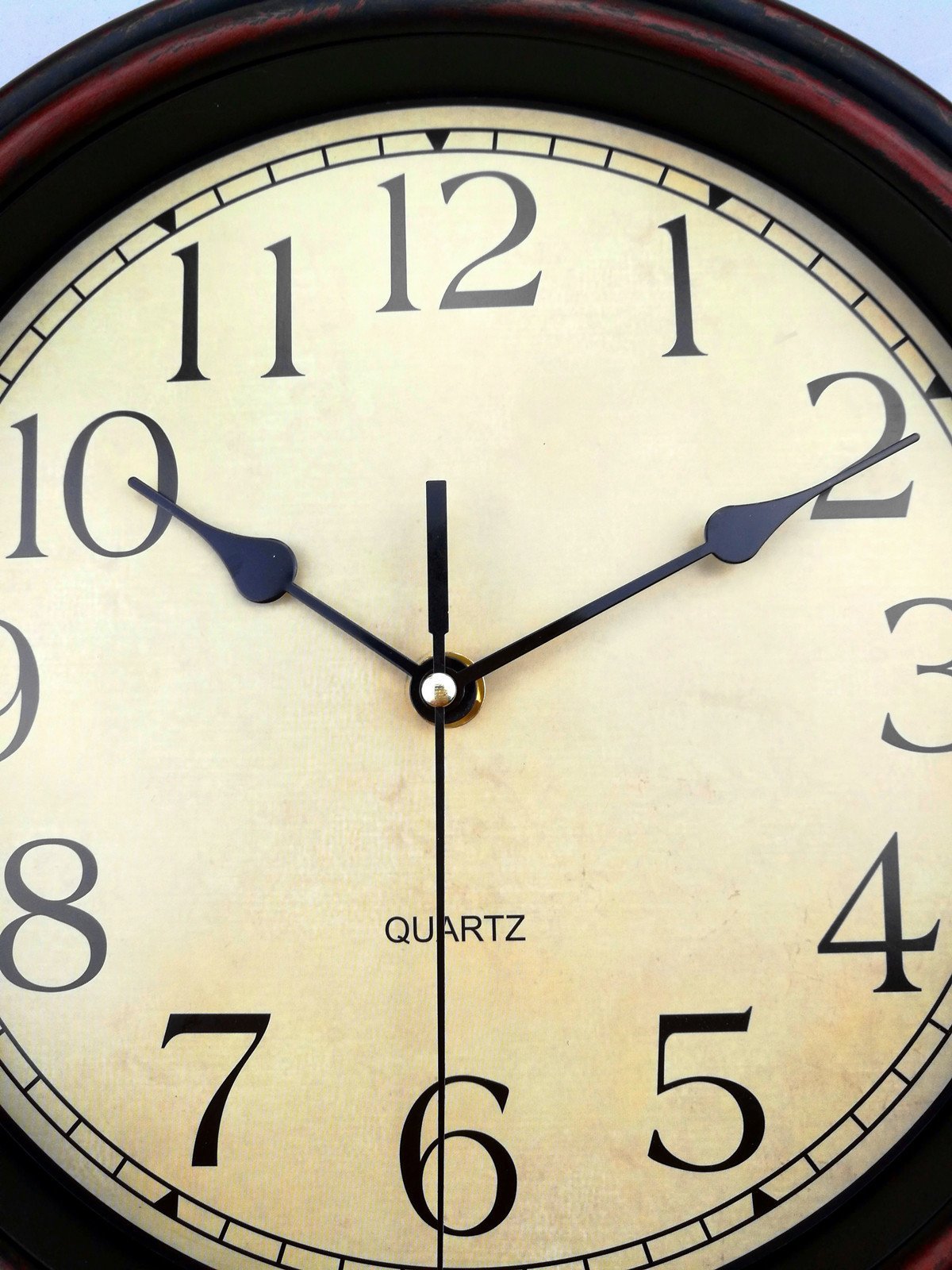Foxtop 12 Inch Retro Silent Wall Clock, Bronze photo 8