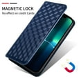 thumbnail image 2 of Designed for iPhone 16e Case, PU Leather Wallet Flip Folio Case with Card Holder Slots RFID Blocking Kickstand Shockproof Anti-fall Rugged Phone Case  Cover For iPhone 16e,Blue, 2 of 6