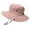Pink, variant on Lilgiuy Adult Women Solid Sunshade Hat Fisherman's Hat Basin Hat Outdoor Bucket Hat