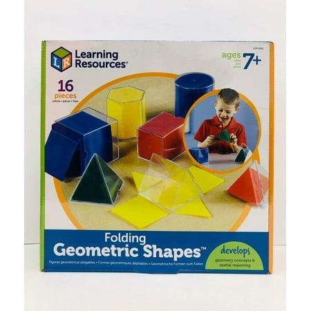 Learning Resources Folding Geometric Shapes, Geometry Accessories ...