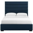 thumbnail image 5 of Modway Genevieve Queen Upholstered Fabric and Solid Wood Platform Bed in Blue, 5 of 6
