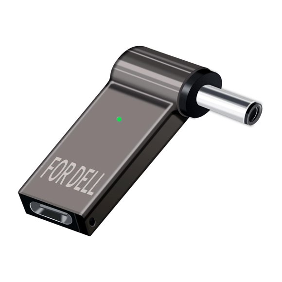 Adaptador de carga USB C a portátil de 4,5 mm para Dell PD de 100 W