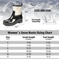 thumbnail image 6 of DKSUKO Women's Rain Boot Mid Calf Waterproof Boots，Comfort Women Ankle Boots Lightweight Snow Boots For Working In Garden，Ladies Outdoor Work Shoes（11,Grey）, 6 of 7