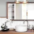thumbnail image 2 of 10-Sheet Herringbone Tile Peel and Stick Backsplash, White Marble PVC Stick on Backsplash, Self Adhesive Wall Tile for Kitchen and Bathroom, 2 of 5