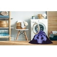 thumbnail image 2 of Ahgly Company Machine Washable Indoor Round Transitional Light Slate Blue Area Rugs, 8' Round, 2 of 7