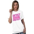 thumbnail image 5 of Breast Cancer Detect & Protect Women's Graphic T Shirt Tees Brisco Brands S, 5 of 5