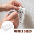 thumbnail image 3 of BRIGHTFUFU Wall Socket Base Box Receptacle Outlet Box 1Pcs for Simple Mounting, 3 of 8