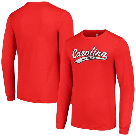Men's Starter Red Carolina Hurricanes Tailsweep T-Shirt