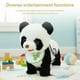 thumbnail image 4 of Juguetes de piscina, juguetes para bebés, juguetes para niños pequeños Pandas robóticos interactivos con sensor táctil, imitan la voz, sonidos realistas de lamido, incluye correa y control remoto, jug, 4 of 9