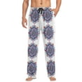thumbnail image 3 of JSTEL Boho Mandala Flower Men's Sleepwear Mens Pajama Pants Bottoms with Pockets, M, 3 of 6