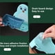thumbnail image 4 of Caja de jabón impermeable Ounissouiy soporte para baño plástico de dibujos animados color caramelo para Juegos de accesorios de baño azul, 4 of 6