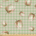 thumbnail image 2 of Ambesonne Floral Fabric by the Yard, Vintage Rose Pastel Pattern, 3 Yards, Tan Blush and Umber, 2 of 5