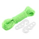 Accueil Extérieur en Plastique Polyvalent Clothesline Vert 33ft w 2 Crochets – image 1 sur 2