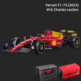 thumbnail image 1 of Bburago 1:43 2022 Alfa Romeo C42 McLaren MCL36 F1-75 RB18 W13 F1 fórmula de coche de carreras estática fundido a presión caja de acrílico de coche modelo de aleación Fivean unisex, 1 of 2