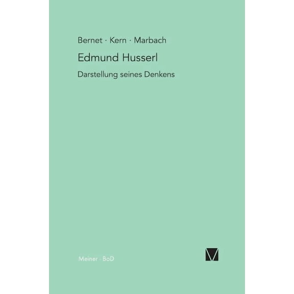 Edmund Husserl - Darstellung seines Denkens (Paperback)