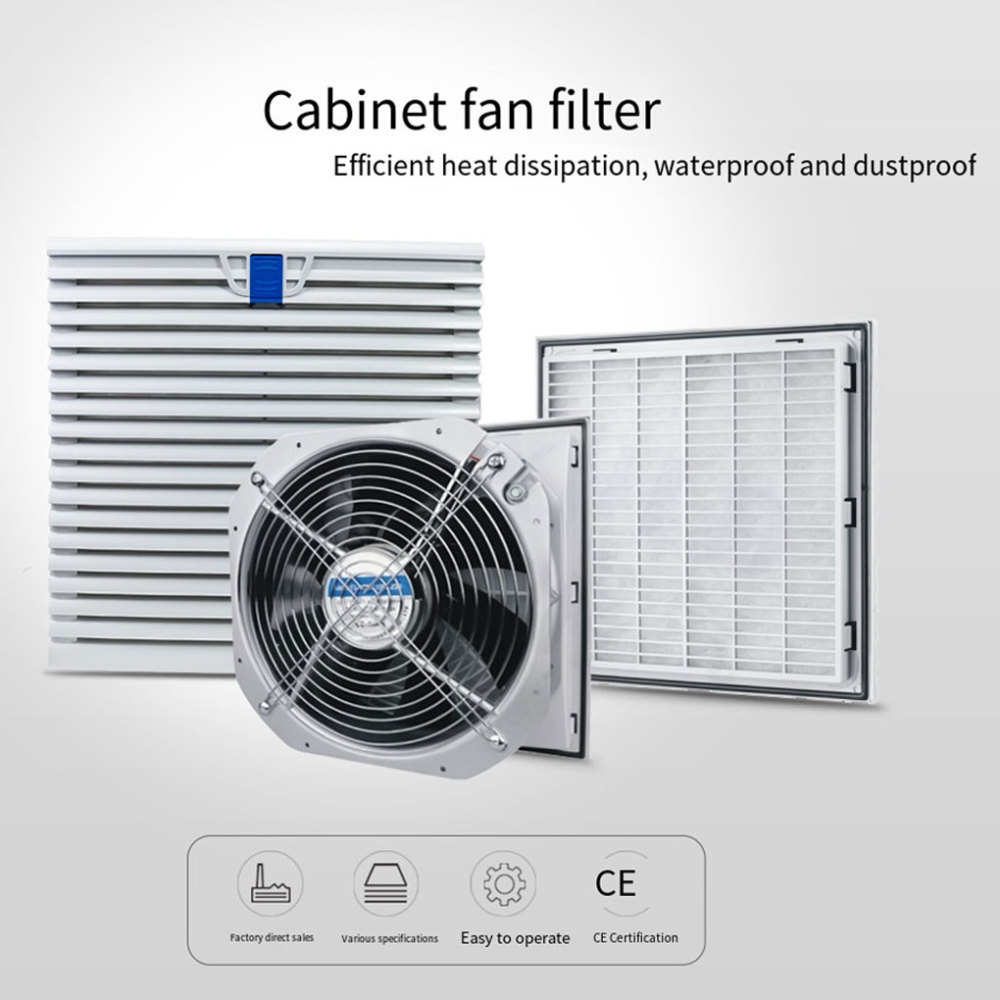 Alextreme Electrical Ventilation Cooler Lownoise Automation Fan Filter for Cooling