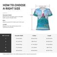 thumbnail image 6 of Wukai Lighthouse Sea Port Casual V-Neck Graphic Tees for Women: Lightweight and Breathable Summer Tops with Stylish Design-Medium, 6 of 8