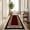 Burgundy, variant on ICEANT 2'x4' Runner Rug for Hallway, Machine Washable Stain Resistant Non-Shed Carpet, Black Runner Rug with Non-Slip Backing for Kitchen, Entryway, Bedroom, Laundry, Bathroom