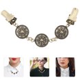 thumbnail image 3 of Dresses Shawl Shirts Clips Decorative Blouse Clips Vintage Sweater Cardigan Collar Clips, 3 of 8
