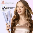 thumbnail image 3 of 2 Barrel Hair Waver for Beach Waves, 1.25 Inch Ceramic Hair Crimper Tool with 5 Adjustable Temperatures, Ionic Technology for Frizz Control & Fast Heating, Purple, 3 of 6