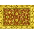 thumbnail image 1 of Ahgly Company Indoor Rectangle Oriental Yellow Traditional Area Rugs, 3' x 5', 1 of 4