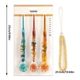 thumbnail image 2 of Resin Crochet Hook Set, Floral Inlaid Ergonomic , Polished Metal Tips, for Knitting and Crocheting, Ideal for Art Crafters, 2 of 9