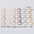 thumbnail image 2 of HOOUN 20pcs/lot French Lever Earrings Hooks Wire Settings Base Hoops Earring Findings-Rhodium Earrings Hooks, 2 of 7