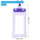 thumbnail image 2 of Funda impermeable para teléfono móvil Uxcell, bolsa universal para teléfono bajo el agua, paquete de 2 morado, 2 of 7