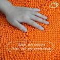 thumbnail image 5 of GoXteam Toilet Rugs U Shaped Washable, Soft Chenille Toilet Mat for Bathroom Floor, Non-Slip Contour Bathroom Rugs for Toilet, Fluffy, Thick, Dry Quickly Absorbent Water, 20" x 20", Orange, 5 of 7