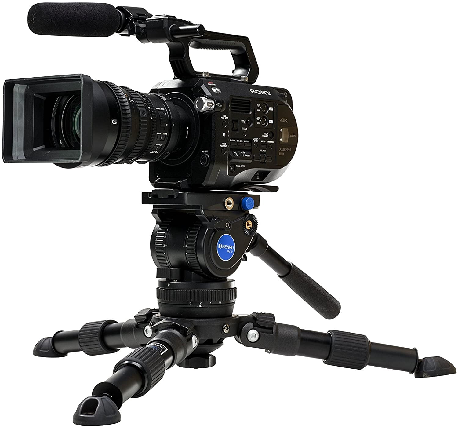 Benro HH75AV Video Hi-Hat Tripod with 75mm Bowl, 165lbs Capacity, 11" Max Height