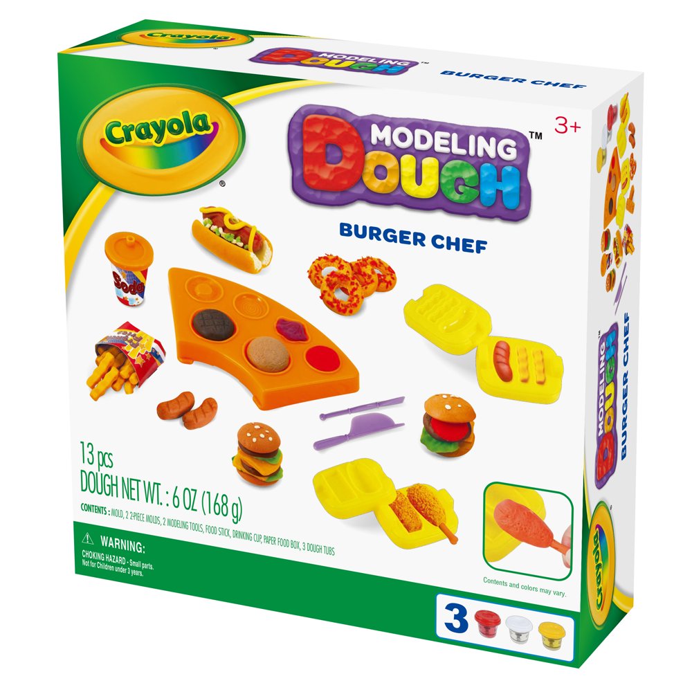 Crayola Burger Chef Modeling Dough Kit