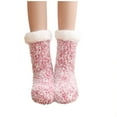 thumbnail image 6 of Kaemgyyd Womens per Fuzzy Socks Fleece Lined Winter Warm Thick Socks Thermal Cozy Plush Non Soft Socks, 6 of 7
