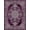 Violet Purple, Pattern 17, variant on Purple Vintage Plum Distressed Centerpiece Featuring Intricate Swirled for Dining Room, Large Office, Lounge, Non-Slip Chair-Friendly