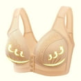 thumbnail image 2 of DDAPJ pyju Button Front Closure for Women Flash Sale,Plus Size Ultra Soft Cup Everyday Sports Bras Comfort Wireless Bralettes Full Coverage Push Up Bras for Women & Girls, 2 of 5