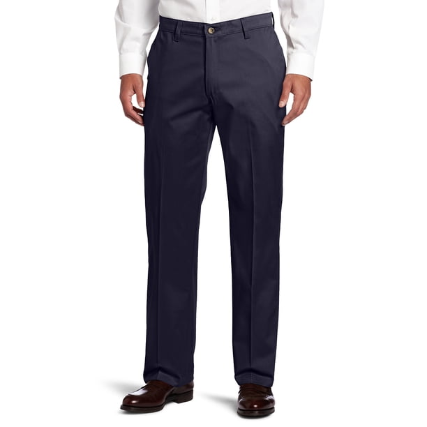 Lee Mens Dress Pants 40X29 Comfort Waist Relaxed Flat Front 40
